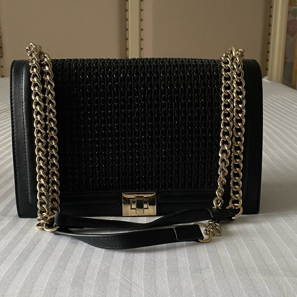 I.N.C Flap Crossbody Chain Purse